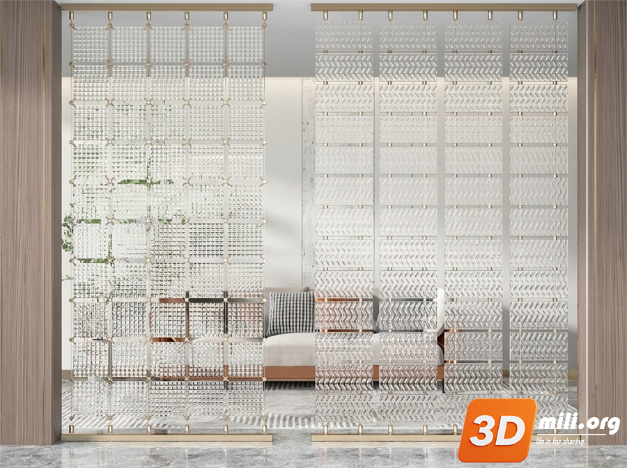 Folding screen Skp Files 